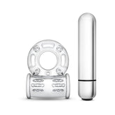 Stay Hard - 10 Function Vibrating Mega Bull Ring - Clear